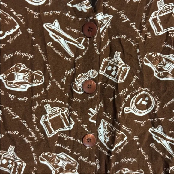 3/$14 Melrose Vintage Sleeveless Rayon Travel
Print Top Size: S - Picture 5 of 6